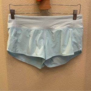 lululemon athletica Light Blue Athletic Shorts